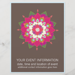 Flor Mandala Flyer