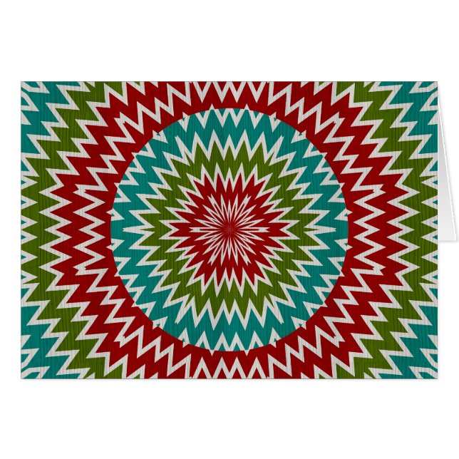 Flor mandalaica hipnótica (Anverso (Horizontal))