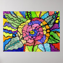 Flor maravillosa Arte Moderno