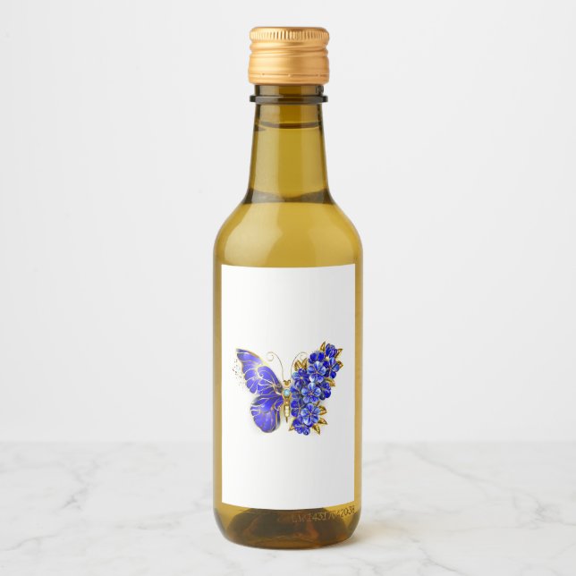Flor Mariposa Zafiro (Anverso)
