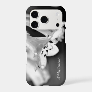 Flor Moderna Minimalista en Blanco y Negro con urs