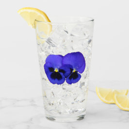 Flor morada de pansy floral