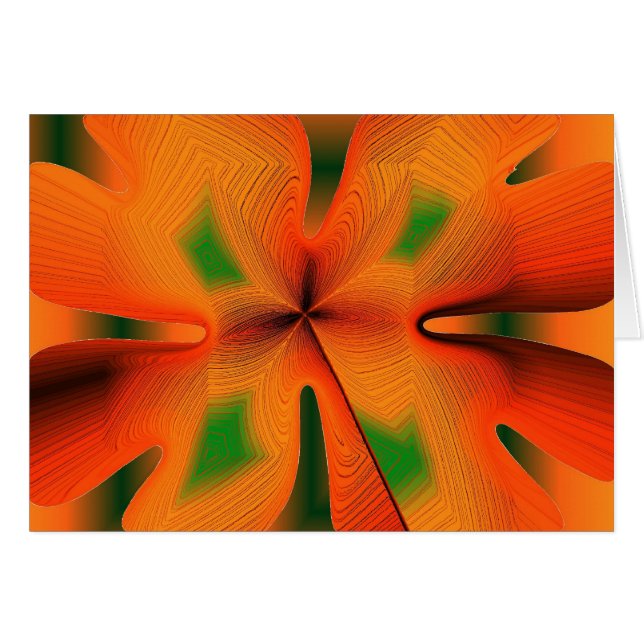 Flor Naranja de inflamación (Anverso (Horizontal))