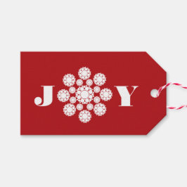 Flor Ornament Joy Navidades Holiday Gift Etiqueta