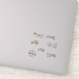 Flor Pegatina de curvas del planificador de días d