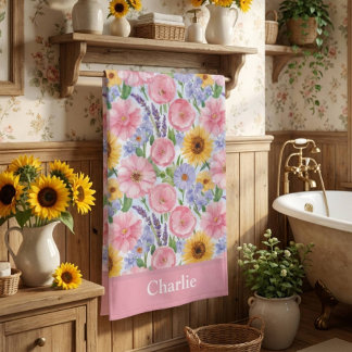 Flor Personalizada Rosa Bonita