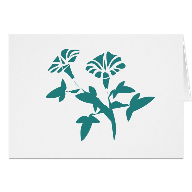 Flor Petunia estilizada (Anverso (Horizontal))