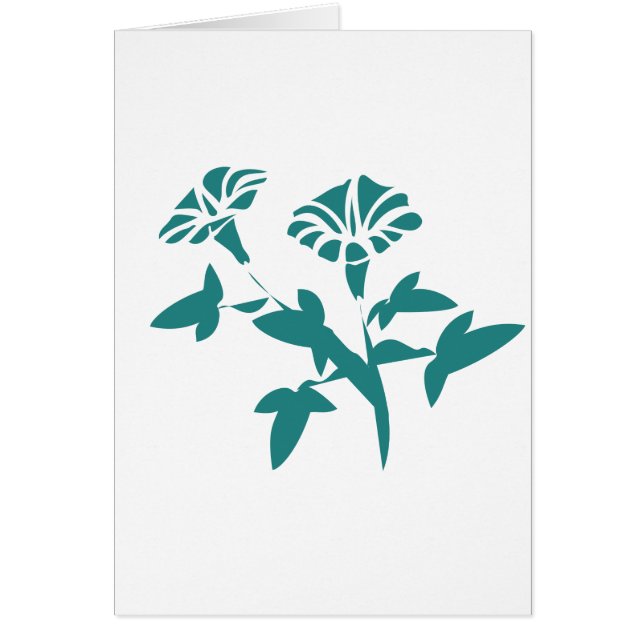 Flor Petunia estilizada (Frente)