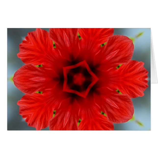 Flor roja (Anverso (Horizontal))