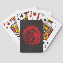 Flor roja, Rosa de cartas de juego , juegos