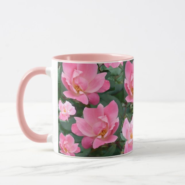 Flor rosa 1 taza (Izquierda)