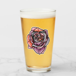 Flor Rosa de color