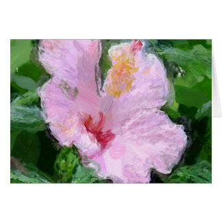 Flor rosa hibiscus