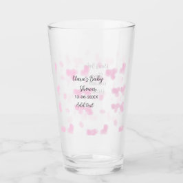 Flor rosa lindo ducha de bebé acuarela moderna dat