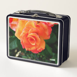 flor rosa naranja