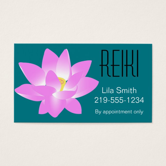 Flor rosa y blanco Lotus (Frente)