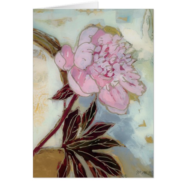 Flor rosado del Peony (Frente)