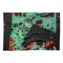 Flor seca abstracta Cocina Toallas