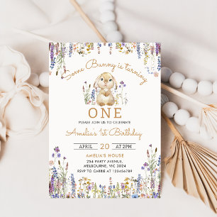 Flor silvestre alguna conejita Chica invitación al