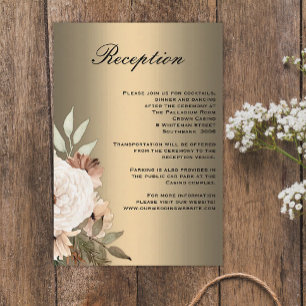 Flor silvestre Boho y elegante recepción de Boda d