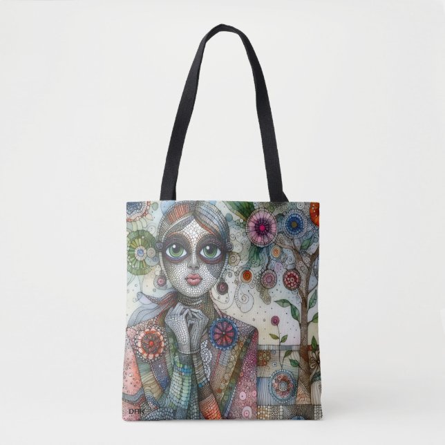 "Flor silvestre" Bolsa Tote de DAKimage (Anverso)