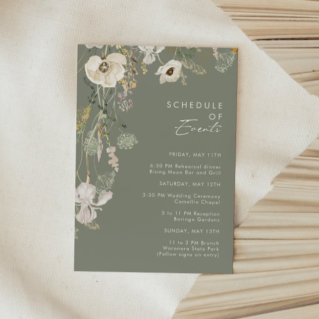 Flor silvestre caprichosa | Programa de eventos de (Subido por el creador)