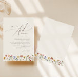 Flor silvestre colorida | Invitación a la boda bei<br><div class="desc">Esta flor silvestre colorida | la invitación de bodas beige es perfecta para tu boda de verano, simple y caprichoso, arcoiris. Los florales de color rosa, amarillo, naranja y dorado, brillantes y encantados, le dan a este producto el aspecto de un minimalista y elegante jardín de primavera hippie vintage. El...</div>