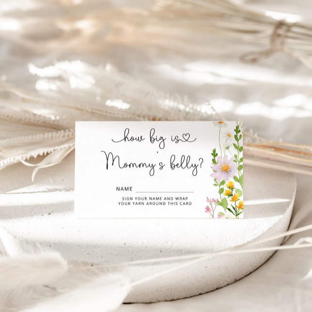 Flor silvestre cuán grande es la tarjeta del recin (Subido por el creador)