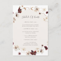 Flor silvestre de cobre de Borgoña | Programa de a