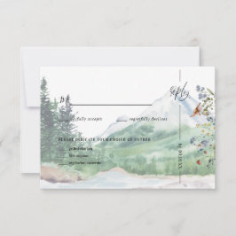 Flor silvestre de montaña rusa | Boho Wedding RSVP