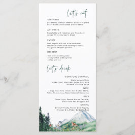 Flor silvestre de montaña rusa | Menú Boda Boho