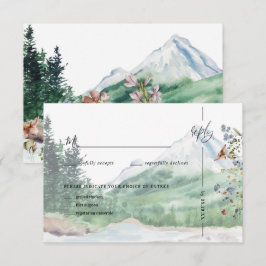 Flor Silvestre de Montaña Rústica | RSVP de Boda B
