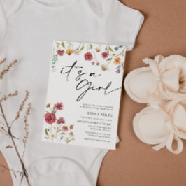 Flor silvestre es una invitación Chica a Baby Show