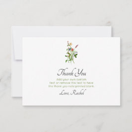 Flor silvestre gracias a las tarjetas