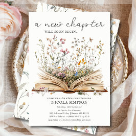 Flor silvestre | Invitación a Baby Shower del tema