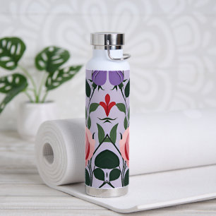 Flor silvestre maravilla botella de agua
