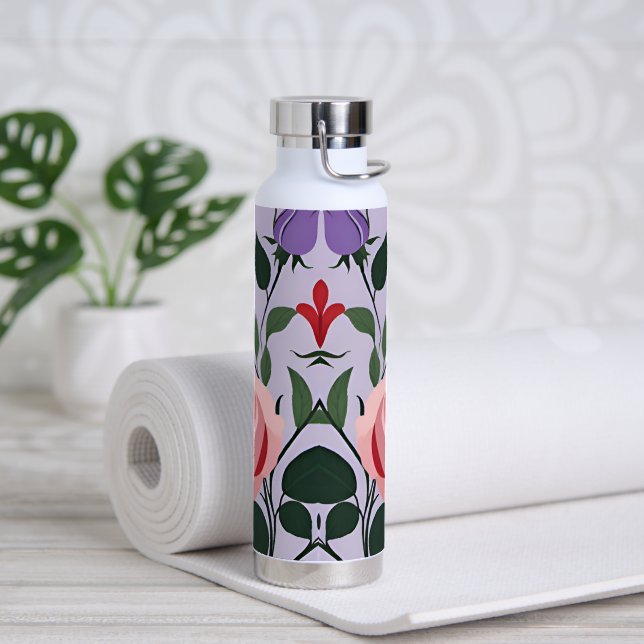 Flor silvestre maravilla botella de agua (Yoga)