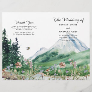 Flor silvestre Programa de Bodas Dobles