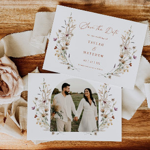 Flor silvestre Salve La Invitación Boda De Date Bo