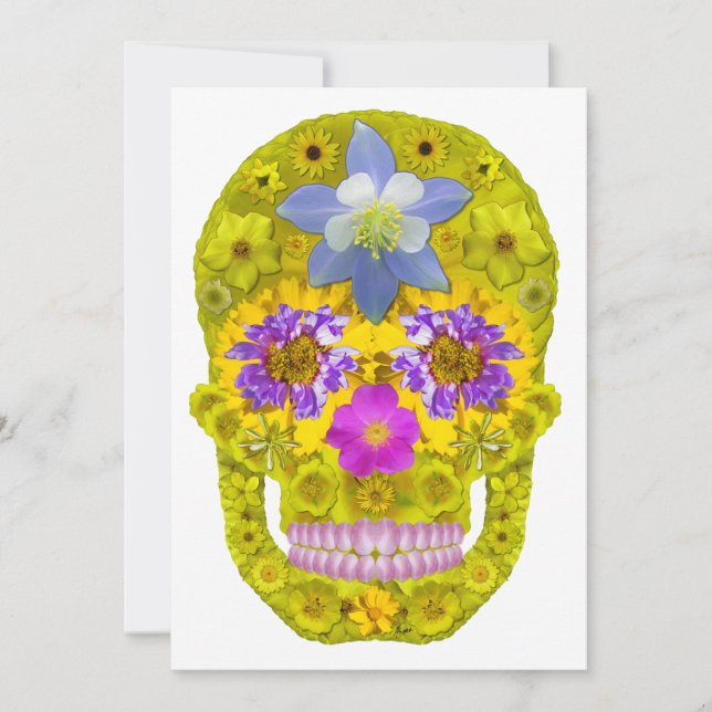 Flor Skull 3 (Anverso)