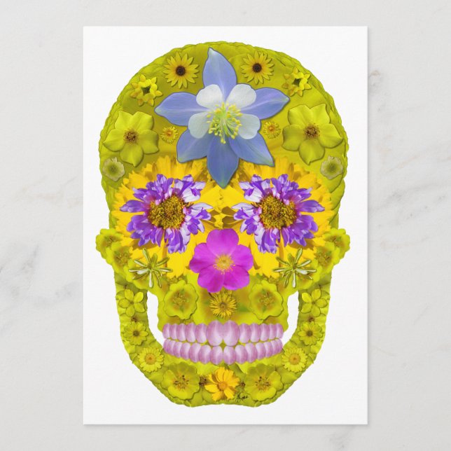 Flor Skull 3 (Anverso)