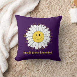 Flor Sonriente 3 Almohada