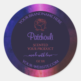 Flor Subió con etiquetas de productos de mármol ro