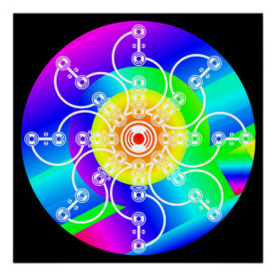 Flor Sunshine Glossy Poster
