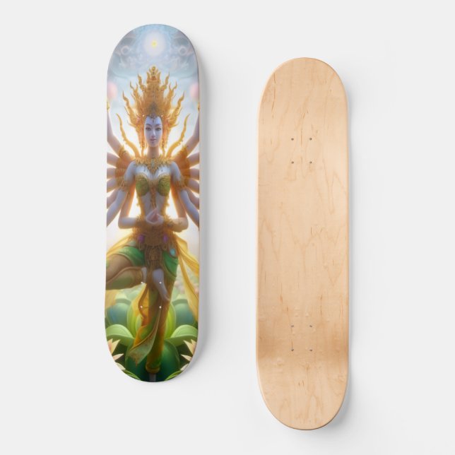 Flor Tablero de skateboard para diosa tailandesa (Anverso )
