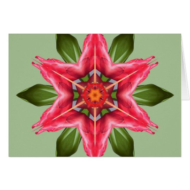 Flor tropical (Anverso (Horizontal))