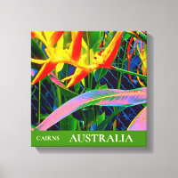 Flor tropical de Cairns Arte de viajes en Australi