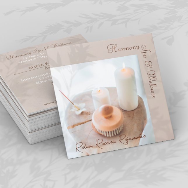 Flor, Vela, Brussel Spa & Wellness Tarjeta de Nego (Subido por el creador)