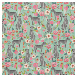 flor vintage de tela de lobo irlandés