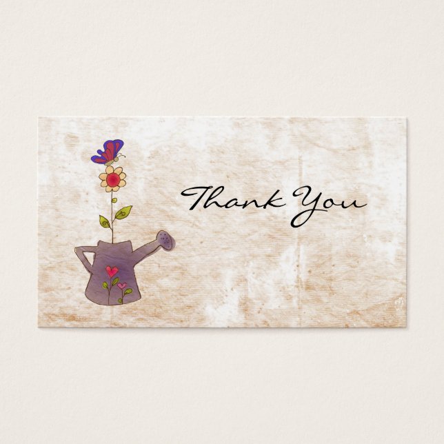 Flor y mariposa gracias (Frente)